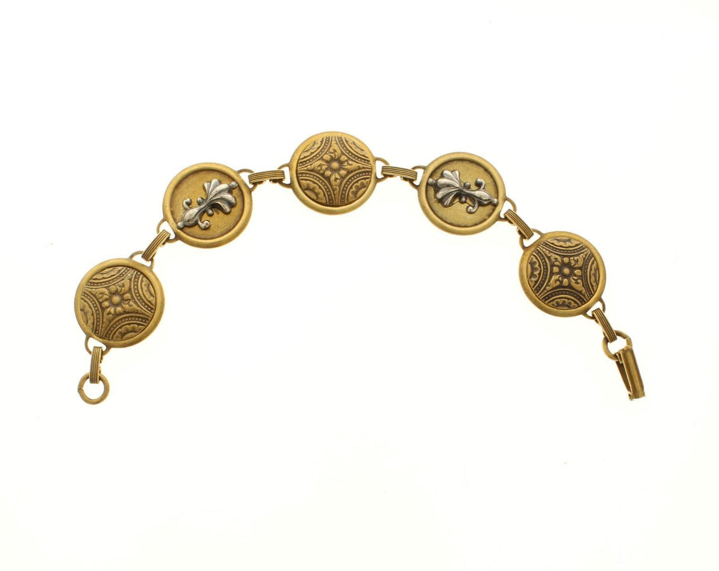 Vintage Medallion Bracelet, made in USA, each