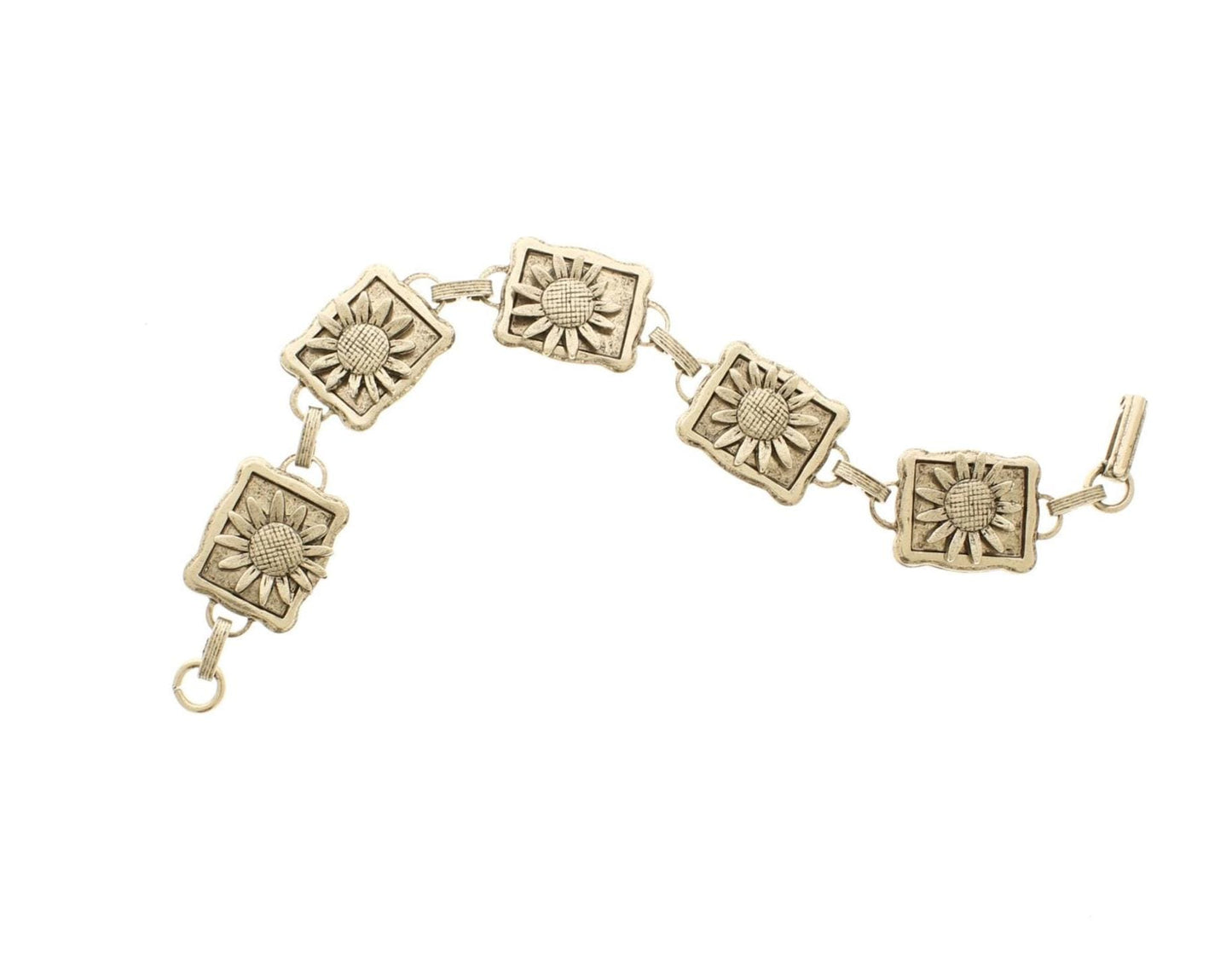 Sunflower Panel Bracelet, made in USA, each