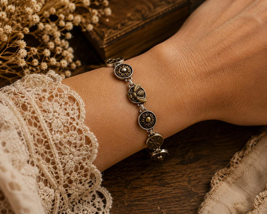 Garden & Honey Link Bracelet, made in USA, each