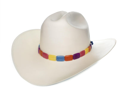 Rainbow Stone Hat Band, made in USA, each