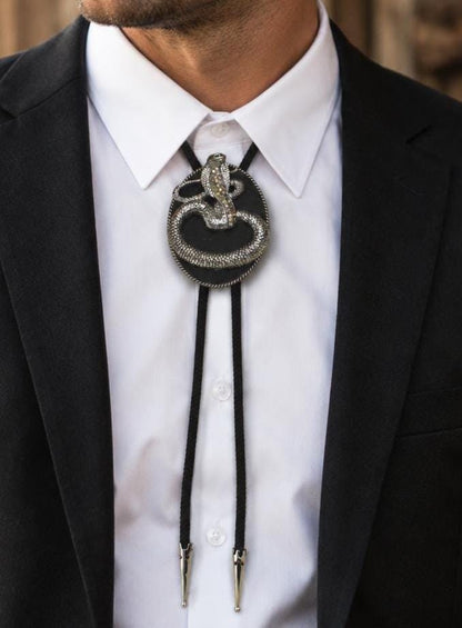 Midnight Serpent Bolo Tie, made in USA, each
