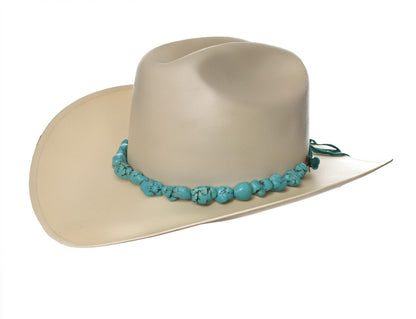 Turquoise Stone Hat Band, made in USA, each