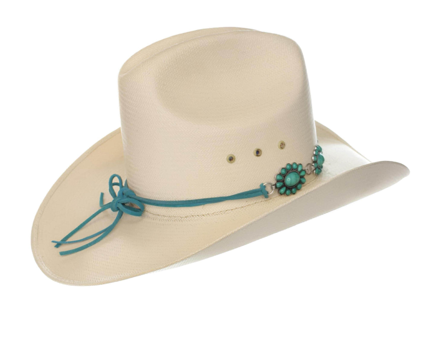 Turquoise Blossom Western Hat Band, made in USA, each