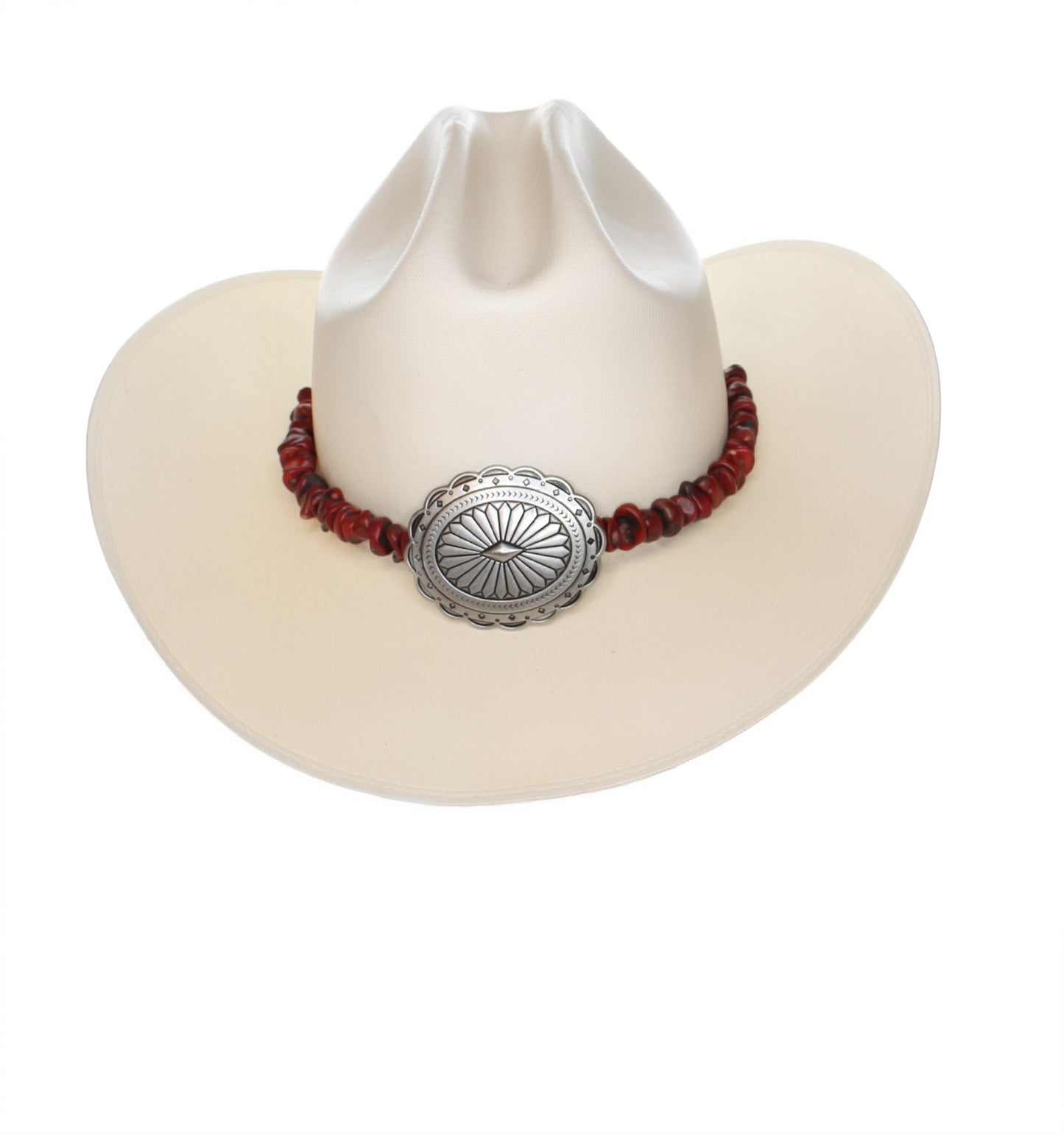 Crimson Concho Western Hat Band, made in USA, each