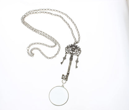 The Keeper’s Key Monocle Necklace, made in USA, each