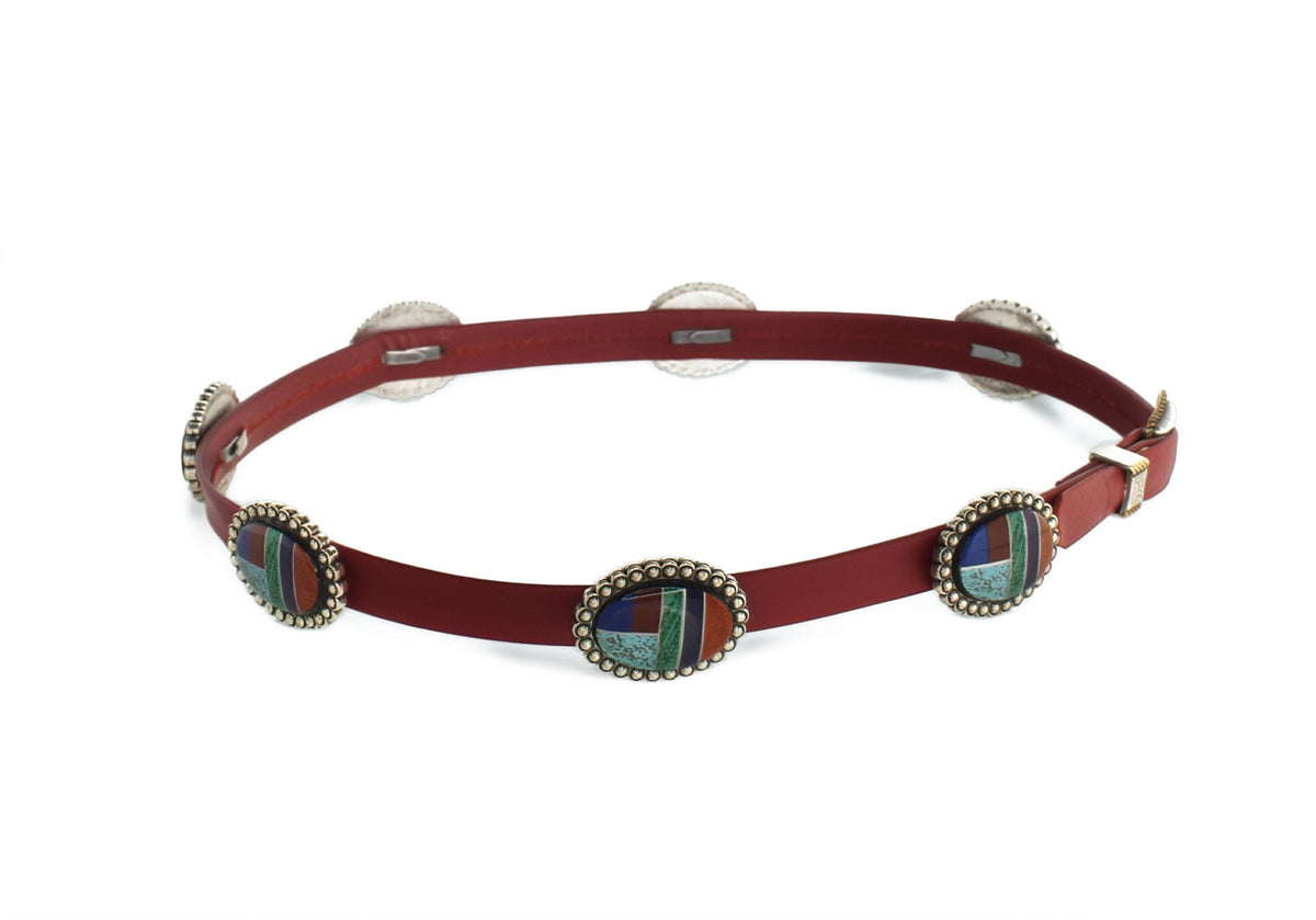 Southwestern Mosaic Concho Hat Band, made in USA, each