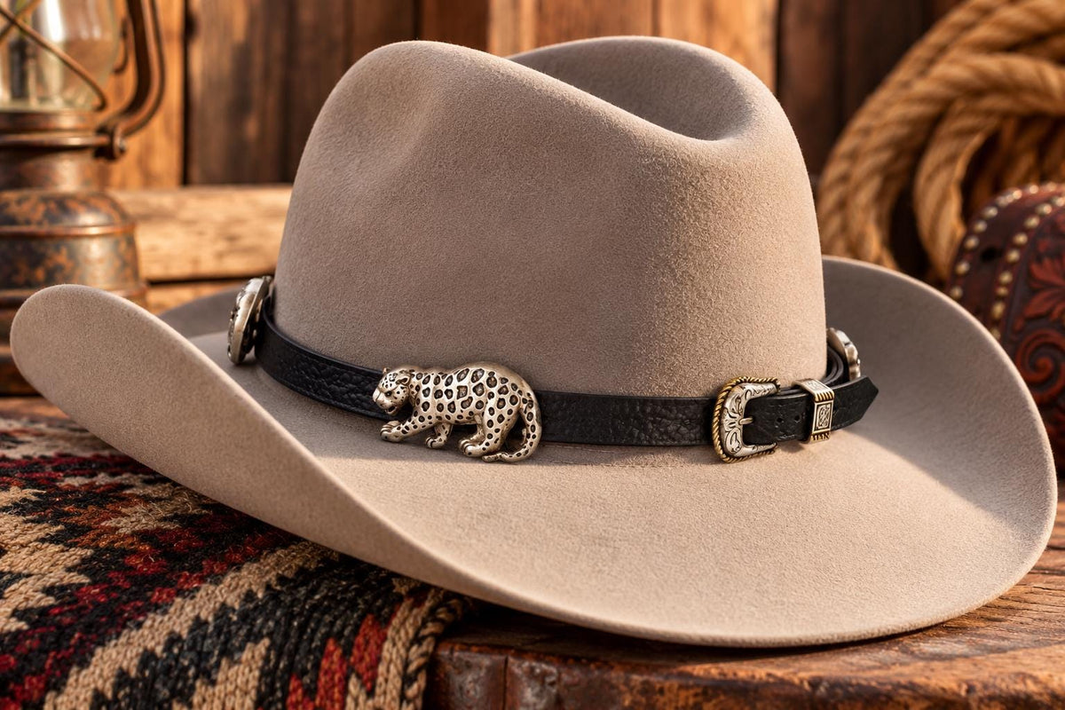 Wildcat Western Concho Hat Band, made in USA, each