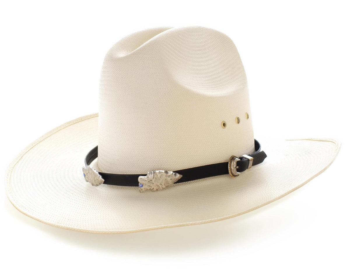 Western Arrowhead Concho Hat Band, made in USA, each