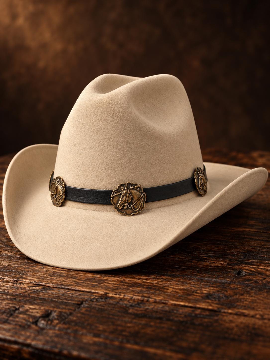 Horse & Rider Western Hat Band, made in USA, each