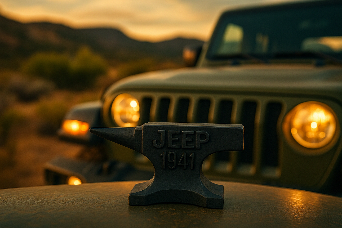 Jeep 1941 Anvil, Cast iron, Each