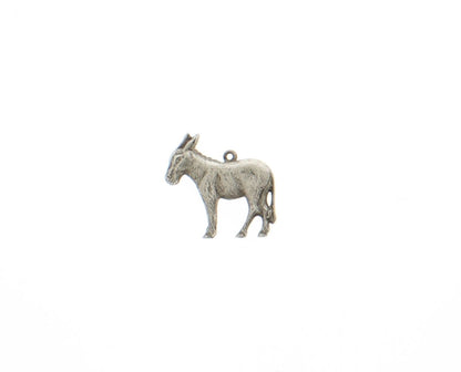 Brass plated  Donkey Charm – Vintage Metal Donkey Stamping Pendant for Jewelry, Crafts & DIY Projects
