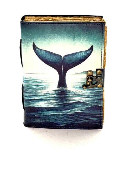 Whale Tail Hand Crafted Journal Book