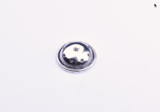 31mm Star Celestial Dome Cabochon, Antique Copper plating, pack of 6