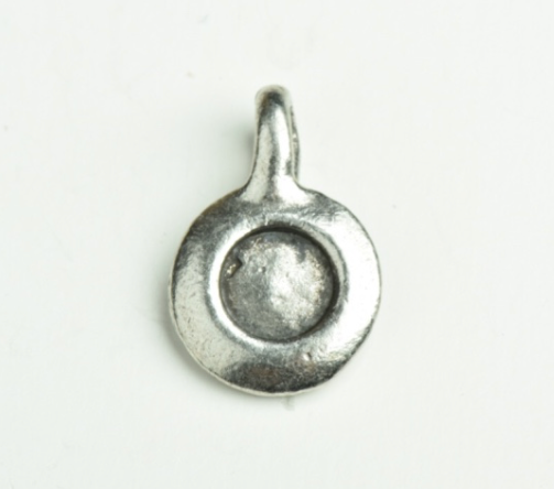 Pendant bezel round with 7mm stone setting