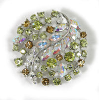 Peridot/Olivine/Jonquil/Crystal, Brooch/Pendant, ea