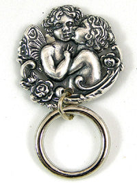 Cherubs Angels Eye Glass Holder / Badge clip holders, Magnetic ea