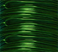 Artistic Craft Wire, Fiesta Wire™, non-tarnish Green color plated copper wire, 26 gauge. Sold per 30 yard spool