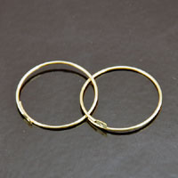 .75in Bead Hoop Earwire, Gold, pack of 12