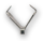11mm Pinch Bail w/ring, Silver, pk/12