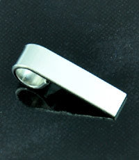 15mm x 4 mm Bail, Silver tone, pk/12