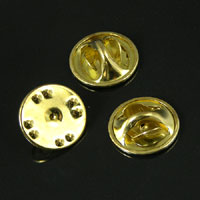 Tie Tack Clasp Gold Tone  pkg/18
