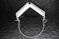 23mm Charm Holder, Silver, EA