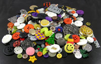 1/2lb(8oz) Assorted Kitchen-sink(everything) Button Mix