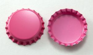 1" NEW Two Sided Hot Pink Blank Bottle Caps, pack of 12