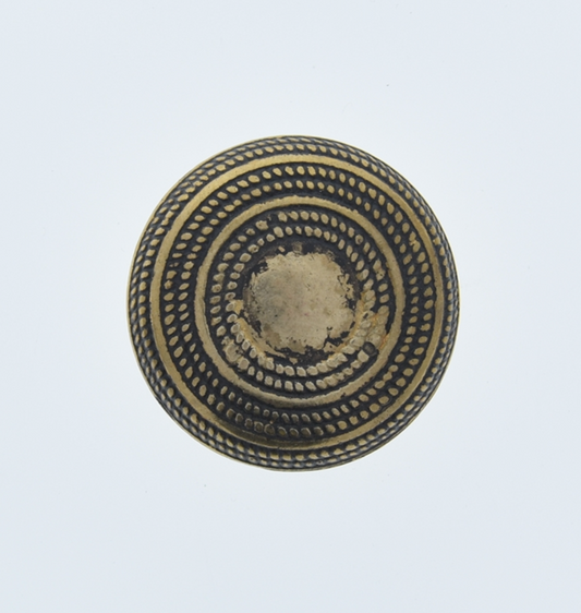 29mm Antique Gold Round Viking Cabochon Embellishment, each