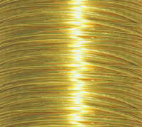 Artistic Craft Wire, Fiesta Wire™, non-tarnish Gold-coated copper, 26 gauge. Sold per 15 yard spool