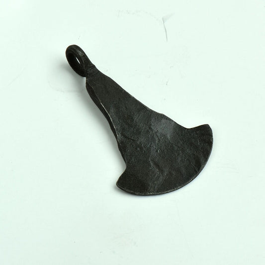 Viking Thor Pendant, 55mm, black forged steel, each