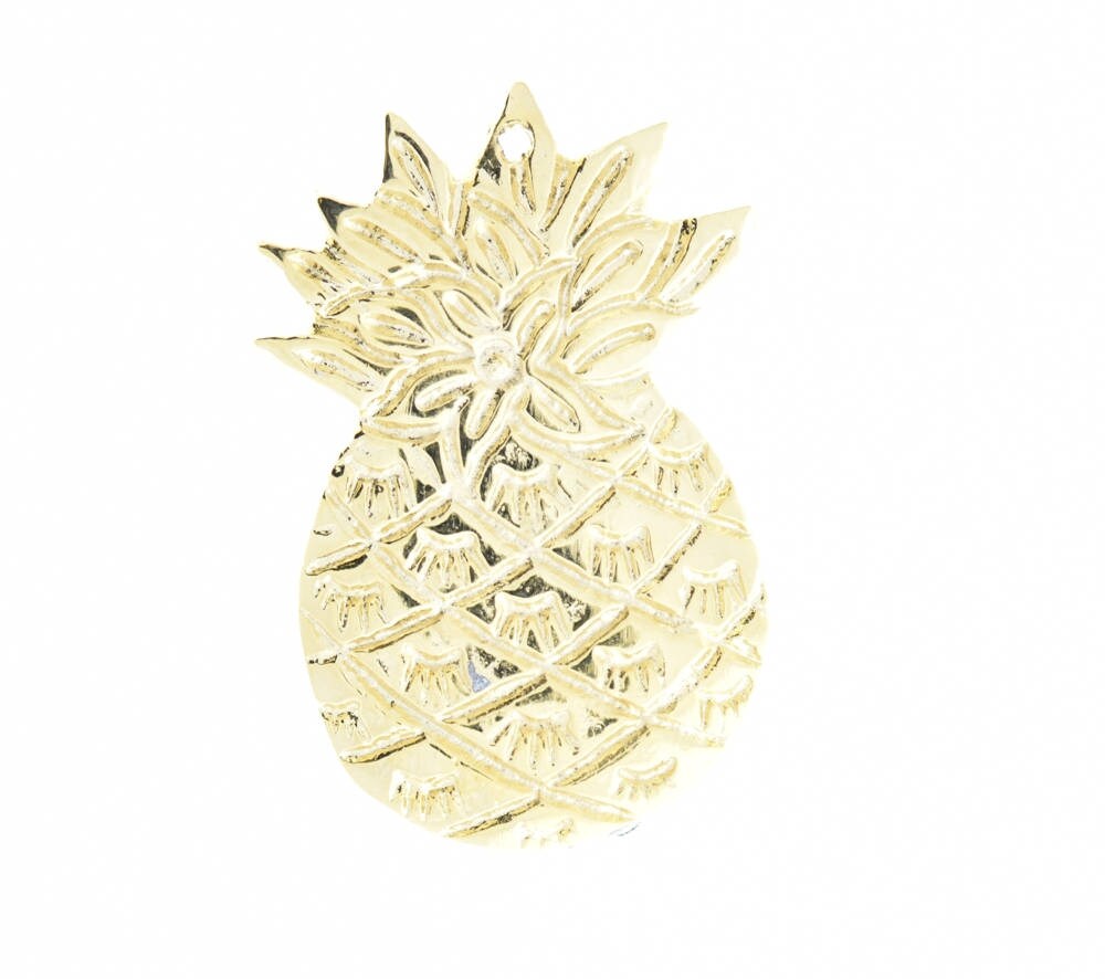 41mm Pineapple Charm, Hamilton Gold, Scratch N dent, pack of 3