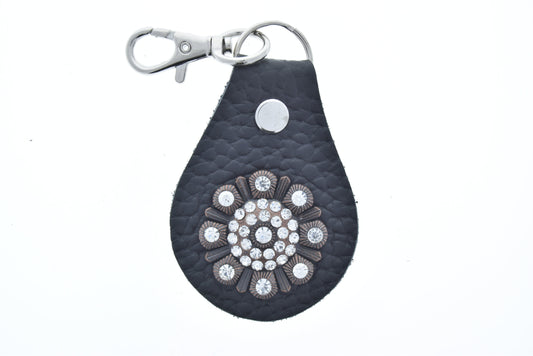 Crystal Concho  purse  hanger, or key fob, made in USA, Each
