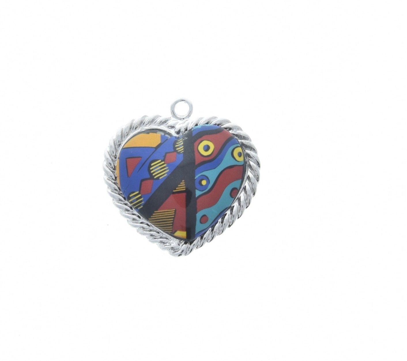 1.5" Heart Inlay Pendant, HHH Exclusive, 2 sided, pack of 3