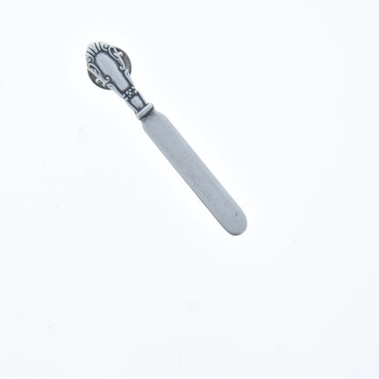 Cutlery Lapel Pin Set, antique Silver, Made in USA, set of 3