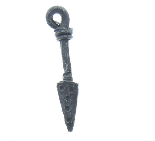 Viking Mjölnir Focal Pendant drop  47mm, forged steel, each