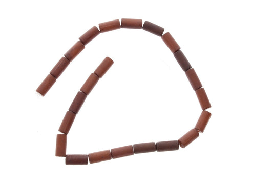 Coffee Brown Lucite Tube Beads, 13mm (8729.72)