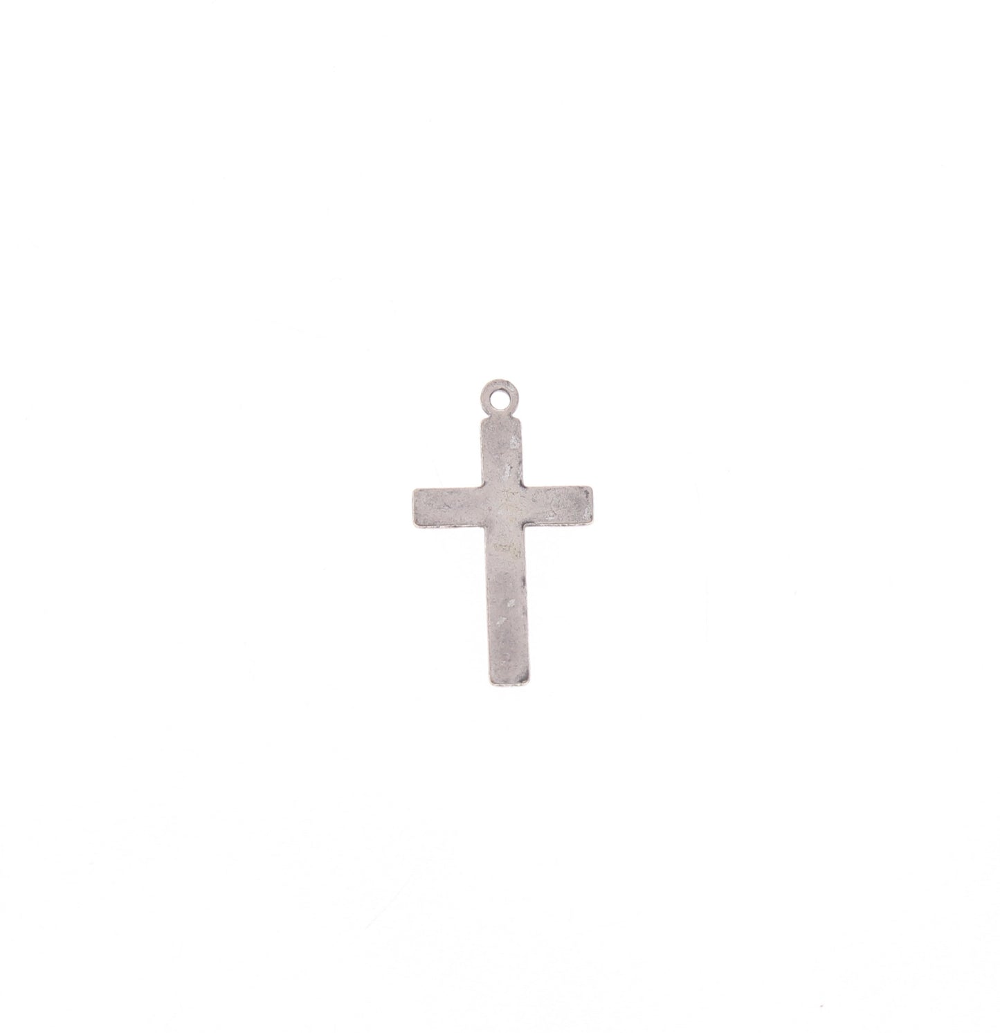 Classic Silver Medium Dove Cross Charm, 12x18mm, pack of 6