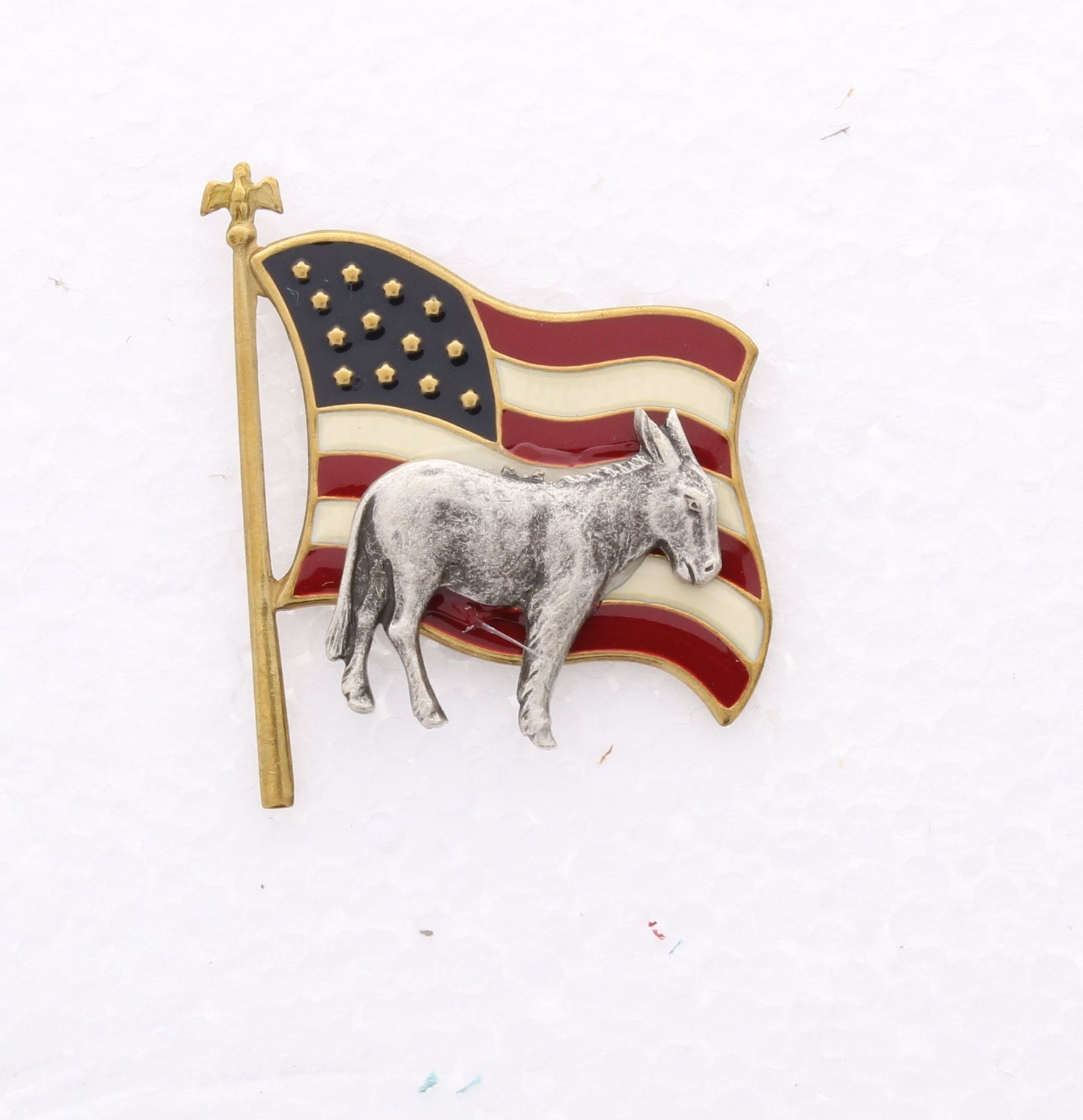 Election Vote Party Pins, Democrat Donkey or Republican GOP Elephant, sold by each, Made in USA, each