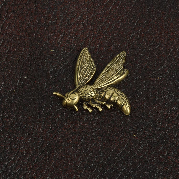 28mm Paper Wasp Metal Stamping, antique gold, Pack of 2