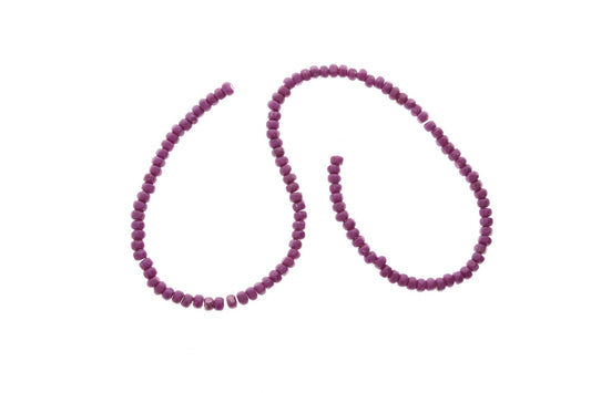 Purple Acrylic Pebble Beads 4mm, 1 strand