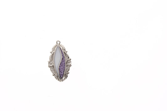 mother of pearl inlay pendant pr charm, 35mm, made in USA, Each