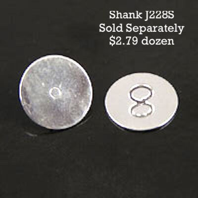 45mm Round Shield Jewelry Component, for pendants, pins, rings, with 10mm bezels, Flat Back, Antique Silver, pack of 3