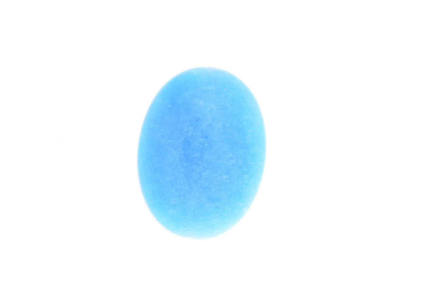 40mm Jade Large Oval Bead, aqua blue, large 40x30mm, pack of 2