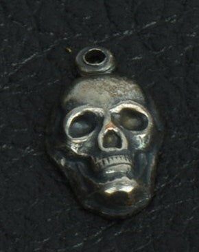 14x10mm Steampunk Skull Charm, Antique silver or antique gold, Made in USA, pack of 6