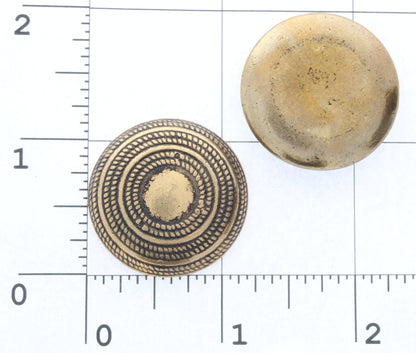 30mm Viking Norse Celtic Cabochon for Buttons, Earrings and more, flat back, antique gold or silver, Pack of 3