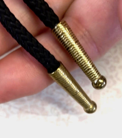 Thunderbird Lariat Bolo Tie, Choose Black, Red or Olive 36" Cord, made in USA, Each