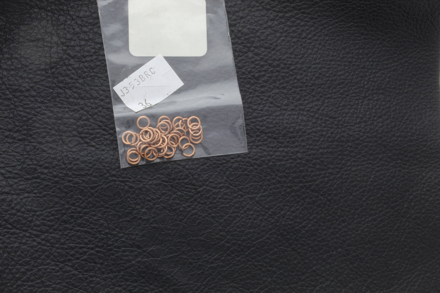 Jump Rings, gold plate findings, 5mm, Made in USA, pack of 36