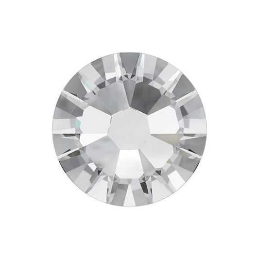3mm or 6mm Swarovski Crystal  Clear Rhinestone Cabochon, #2058, SS12, SS28, faceted, foil flat back, pack of 12 or 24