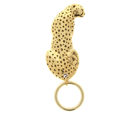Jaguar Cheetah Cat Readers Eyeglass Holder or Badge Clip, easy magnetic clasp, Antique Silver or Antique Gold, Made in USA, each